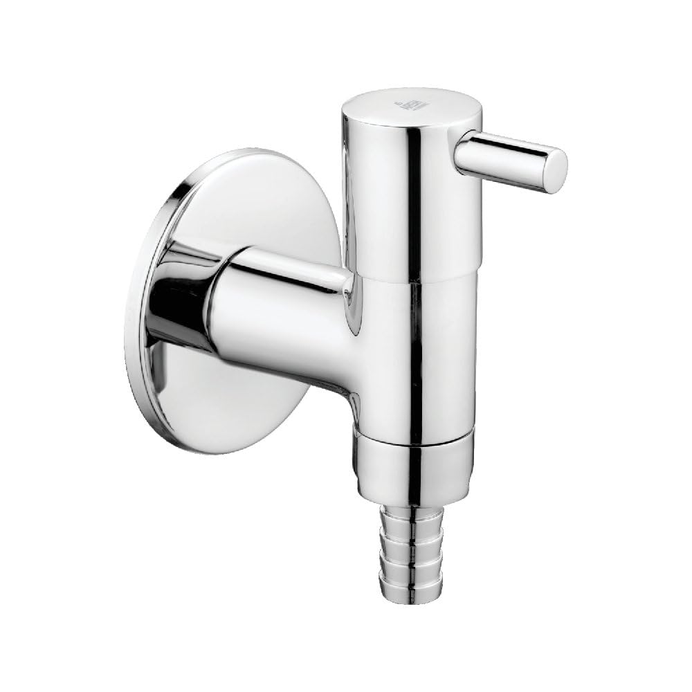 AR5H Multi Nozzle Washing Machine Tap – Wall Mounted Brass Bib Tap with Flange | Chrome Plated Finish | Heavy Duty Disc Faucet (Pack of 1)-picture-12