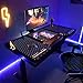 EUREKA ERGONOMIC RGB Gaming Desk PC Case Built in, 55