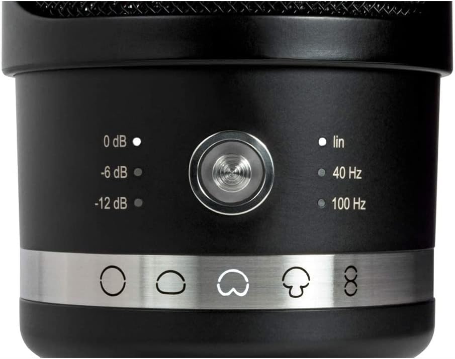 Neumann TLM 107 Multi-Pattern Large Diaphragm Condenser Microphone (Black) Bundle with AKG K240 Studio Pro Headphone and XLR-XLR Cable