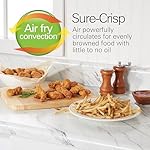 Hamilton Beach Air Fryer Toaster Oven Combo with Large Capacity, Fits 6 Slices or 12” Pizza, 4 Cooking Functions for Convection, Bake, Broil, Roll-Top Door, Easy Reach Sure-Crisp, Stainless Steel - Image 2