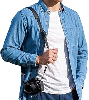 PROfezzion Camera Strap, Camera Shoulder Neck Strap for Mirrorless Camera Comfortable Quick Release for Canon EOS R8 R50 R6 Mark II R7 R10 R5 R R6 R3 RP R5C M50 Mark II M6 Mark II M5 M6 M50 & more