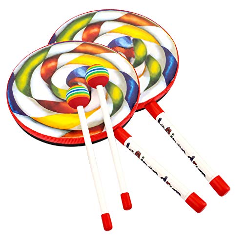 Tambour à sucette Foraineam résistant pour enfants de 20,3 cm