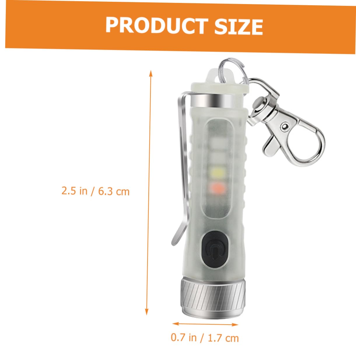 BESPORTBLE 4pezzi Mini Torcia Led Portachiavi Ricaricabile Regolabile Luce Portatile Per Escursioni Campeggio e Emergenze Modalità Di Illuminazione Design Compatto e Leggero Per Borse e