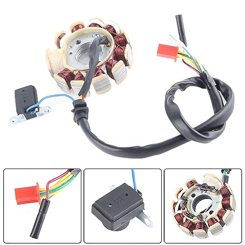 Estator Magnetogerador de Bobinas de 11 Polos Adequado para Motores de Scooter Gy6 de 150 Cc