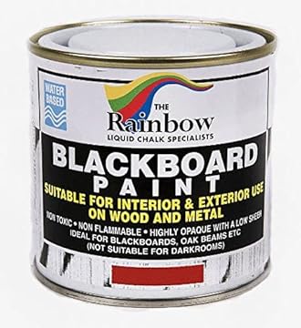 Red Chalkboard Paint - 250ml Ideal to use with Liquid Chalk and Dry Chalk Sticks