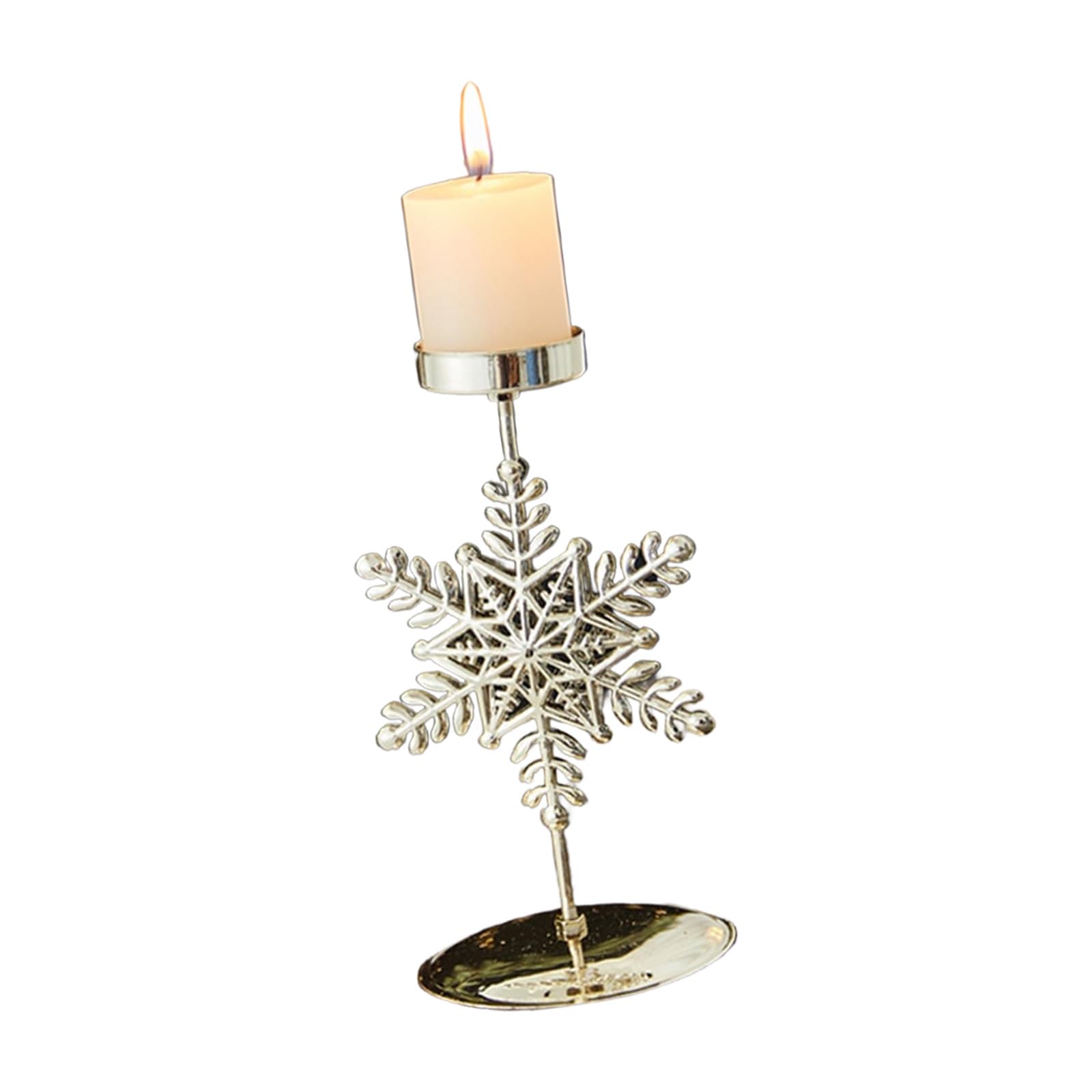 ordinarYone Christmas Candlestick Holders Iron Metal Taper Candle Holders Decorative Candle Stands for Xmases Party,Home Decorations