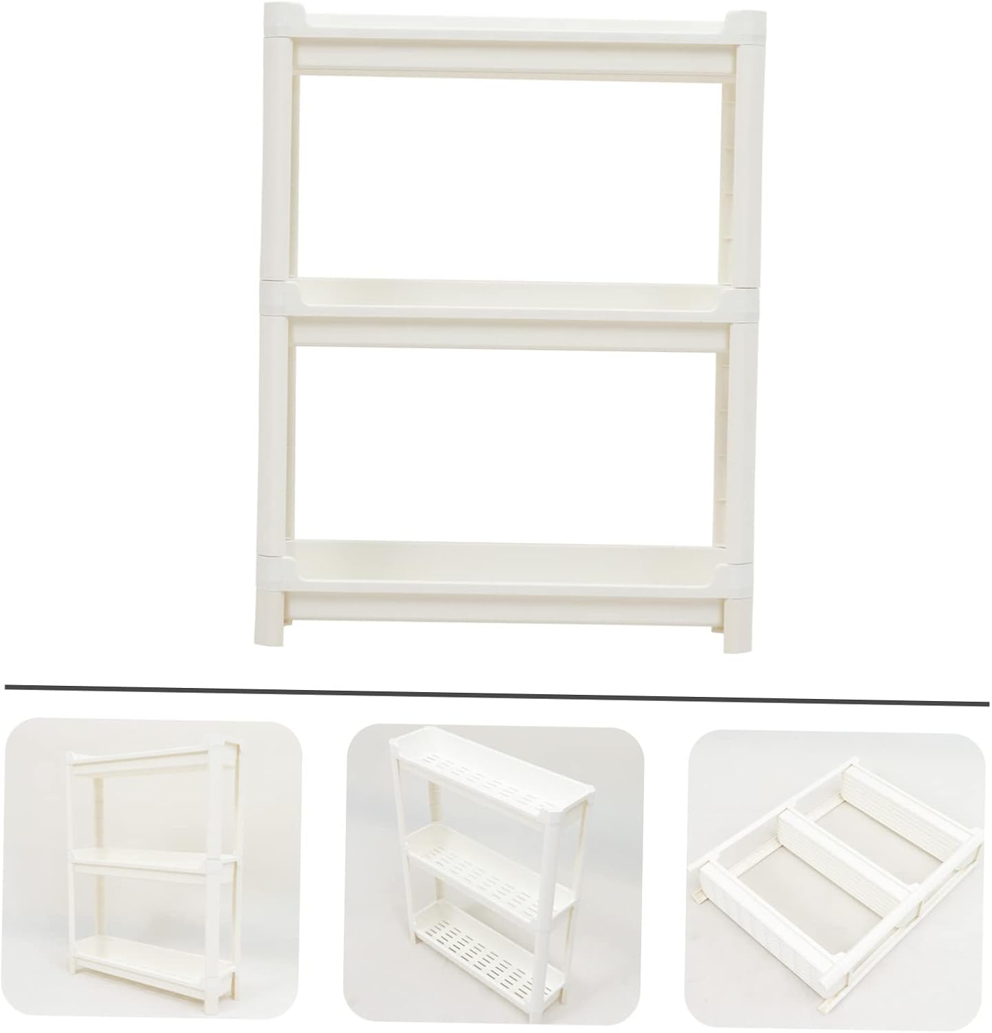 Alipis 1pc Multi-Layer Plastic Storage Rack Shelves Over Toilet Bathroom Organizer Shelves for Wall Storage Over Toilet
