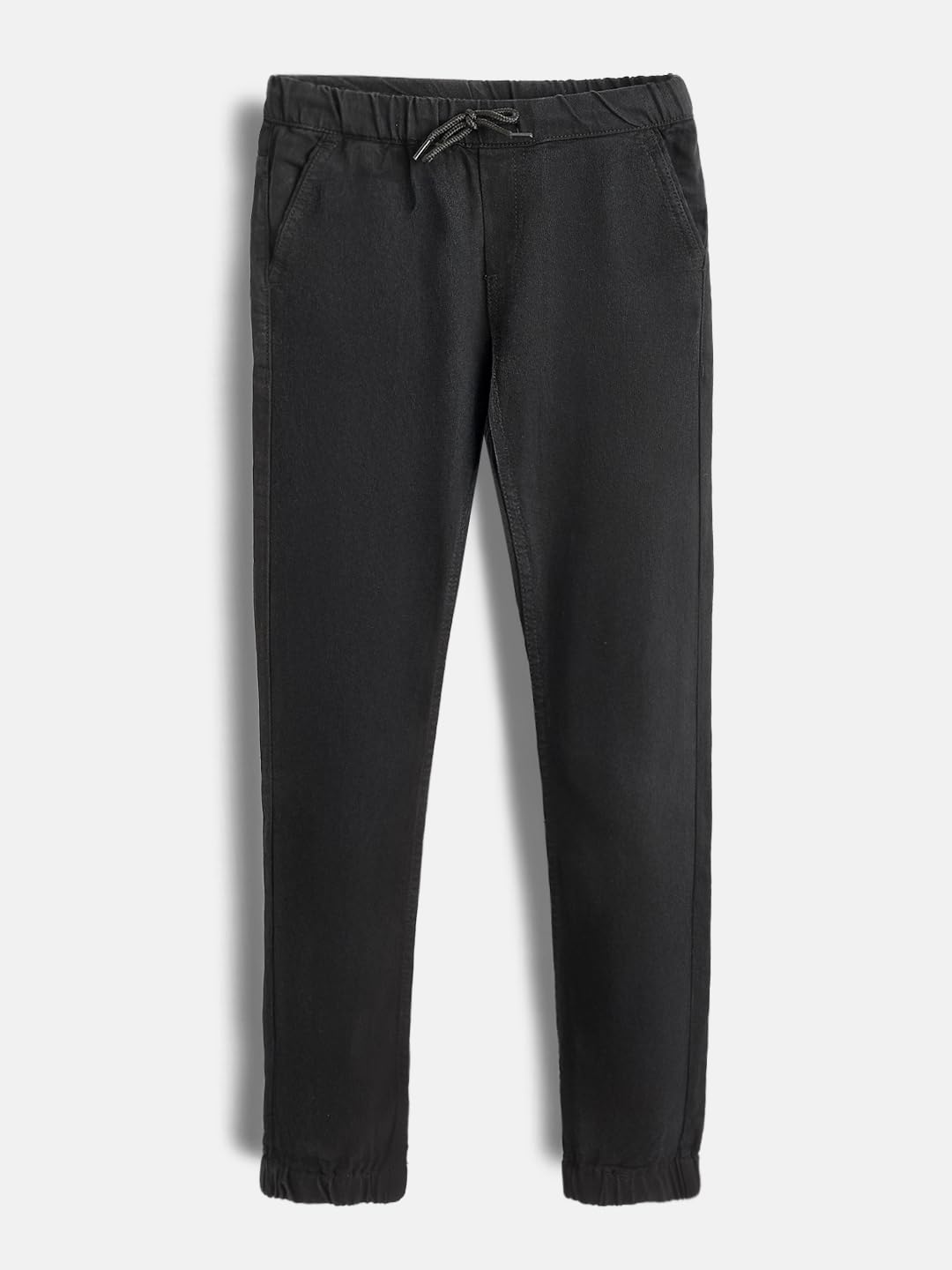 Urbano Juniors Boy's Black Slim Fit Stretchable Jogger Jeans (junhpsjoggerboy-black-9-10) 1
