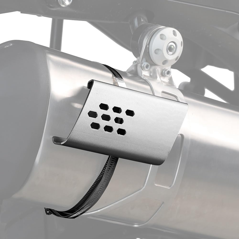 Cubierta Calor Silenciador Cubierta Protección Térmica para Tubo Escape Motocicleta 1 Or 2 Uds. para Bolsa Protectora Protector Universal para Antiescaldado