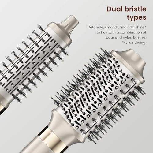 Image of MESCOMB 5 in 1 Hot Air Styler, Hair Dryer Brush Auto-Wrap Curlers