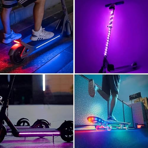 Tira de luces LED recargable con control remoto RGB miniatura 5