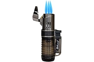 Triple Jet Line Torch Lighter - Charcoal