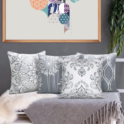 ZHILING Decorative cushion covers 18x18 Set of 4 - Image 3