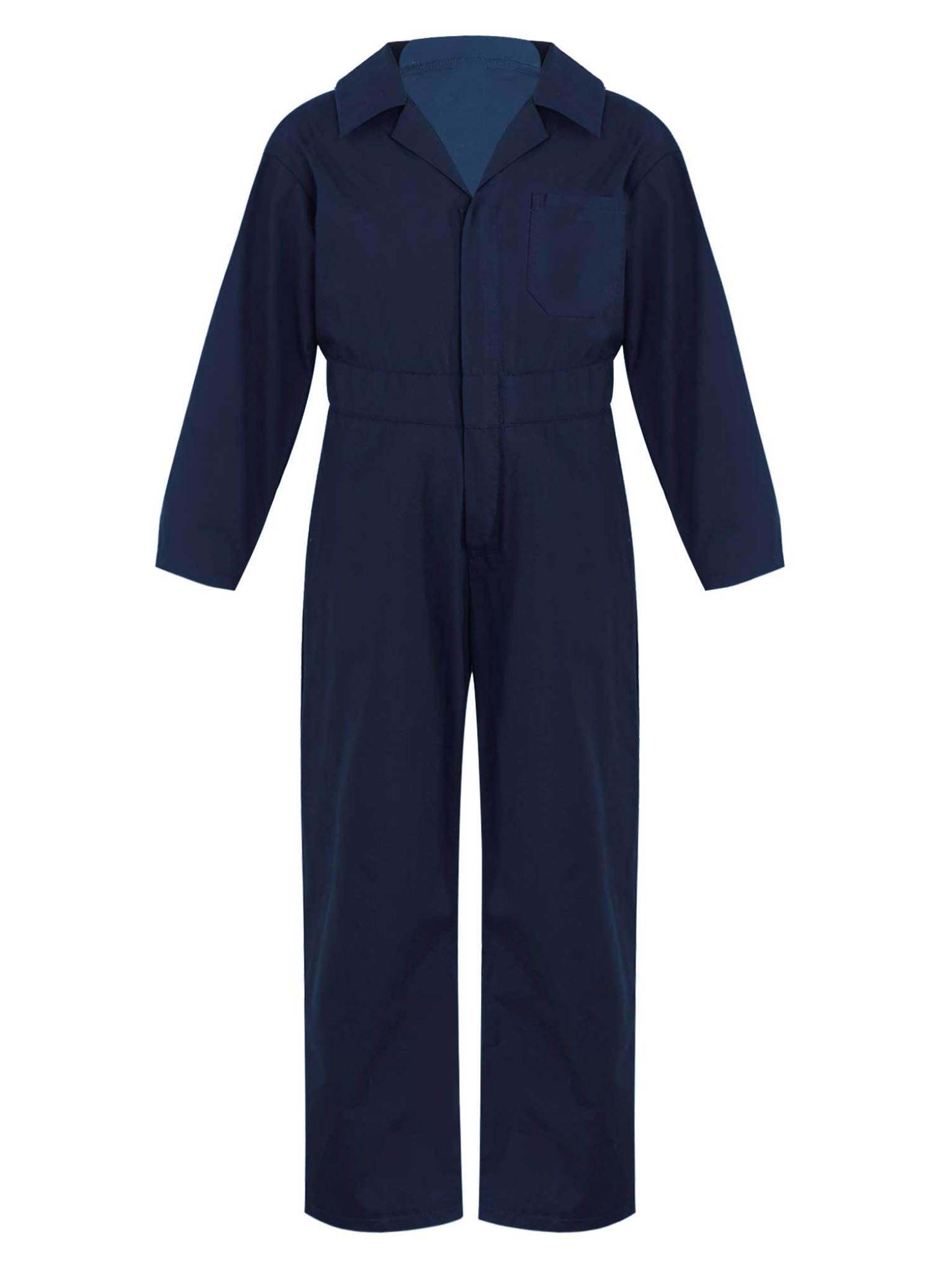 TTAO Blaumann - Mono de trabajo infantil de una pieza, transpirable, para otoño e invierno, talla 110-176