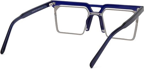 Miniatura 7 de Zeelool Marco de gafas rectangulares retro con lente transparente sin receta para hombres ZJGX839879