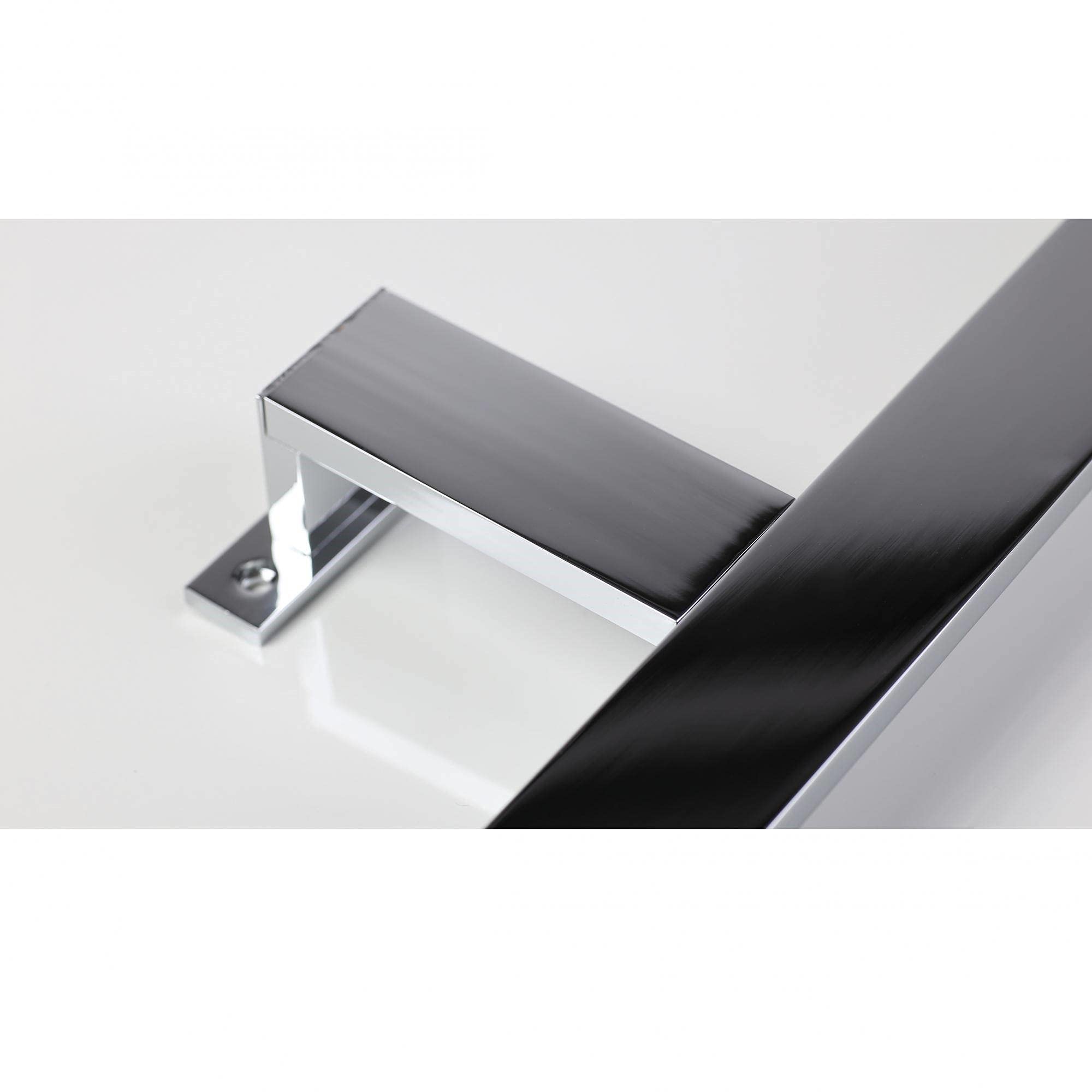LED Spiegelleuchte 740mm neutralweiß 230V aus Aluminium verchromt - IP44 für Bad, Badezimmer Spiegellampe Spiegelschrank-Lampe Schrankleuchte Schminklicht