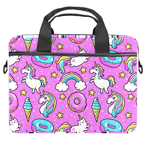 Sacoche ordinateur portable 13 pouces licorne pour les cours, le bureau et le télétravail