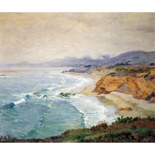 Impression sur toile Laguna par ARTICULOZY tableau brouillard levant de 61 x 81 cm