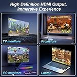 Wireless Retro Gaming Console Stick, Plug and Play TV Video Games Stick with Built-in 18 Emulators, Retro Drive 20000+ Games, 4K HDMI Output with 2 2.4G Wireless Controllers (64GB Memory Card) - Image 3