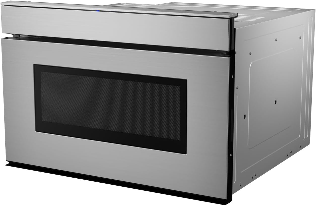 Stainless Steel Smart Microwave Drawer with Alexa Integration