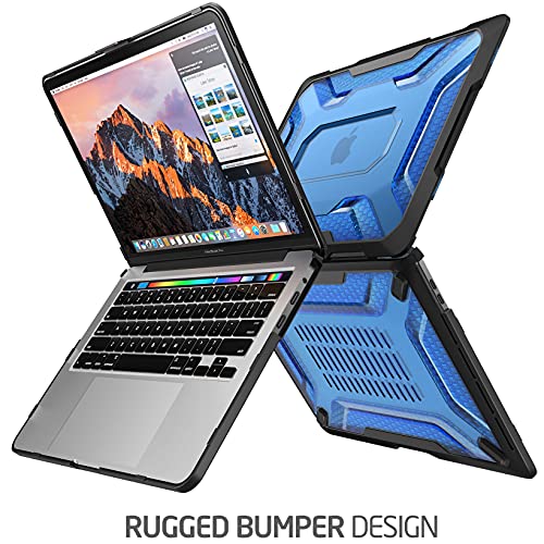SUPCASE Unicorn Beetle Case for MacBook Pro 13 Inch (2022-2016) M2/M1 A2338 A2251 A2289 A1706 A1708 A1989 A2159, Slim Rubberized TPU Bumper Cover with Touch Bar and Touch ID (Blue) by SUPCASE - Image 4