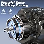 Under Desk Elliptical Machine for Senior Mini Elliptical Leg Exerciser with Remote Quiet Portable Electric Seated Foot Pedal Exerciser for Home Office - Image 2