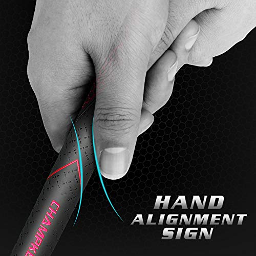 image for CHAMPKEY Premium Rubber Golf Grips 13 Pack | High Traction and Feedbac