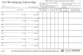 Paperback Attendance Registration Pads: 20 Pack Book