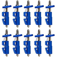 HUIOP Sea Fishing Bait Clips - 10pcs Quick Release Hook Clips