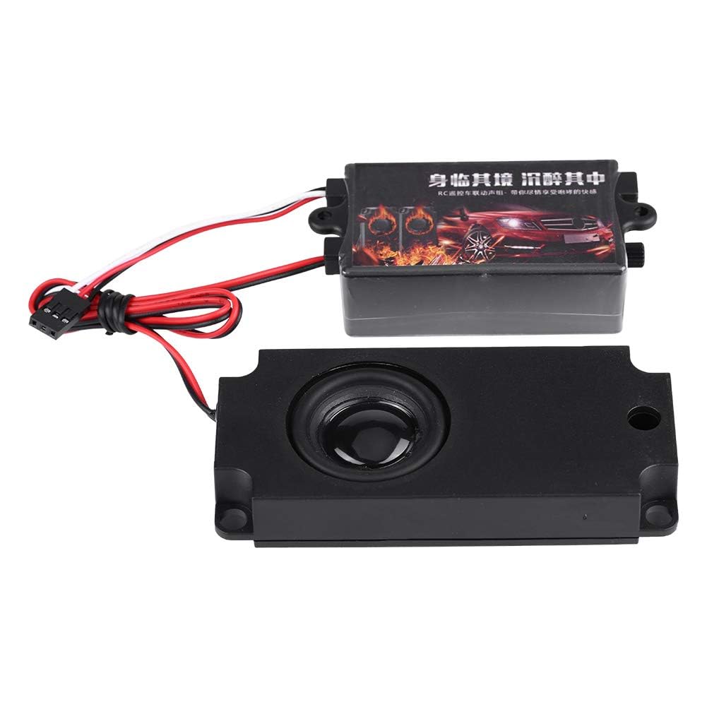 Ejoyous RC Auto Motor Sound Simulator, Soundgenerator Auto RC Car Engine Sound Simulierter mit 1 Lautsprecher für 1/10 Fahrzeugmodelle