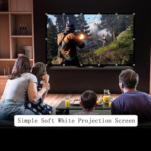 Pantalla de proyección 150 pulgadas 4:3 para cine en casa miniatura 3