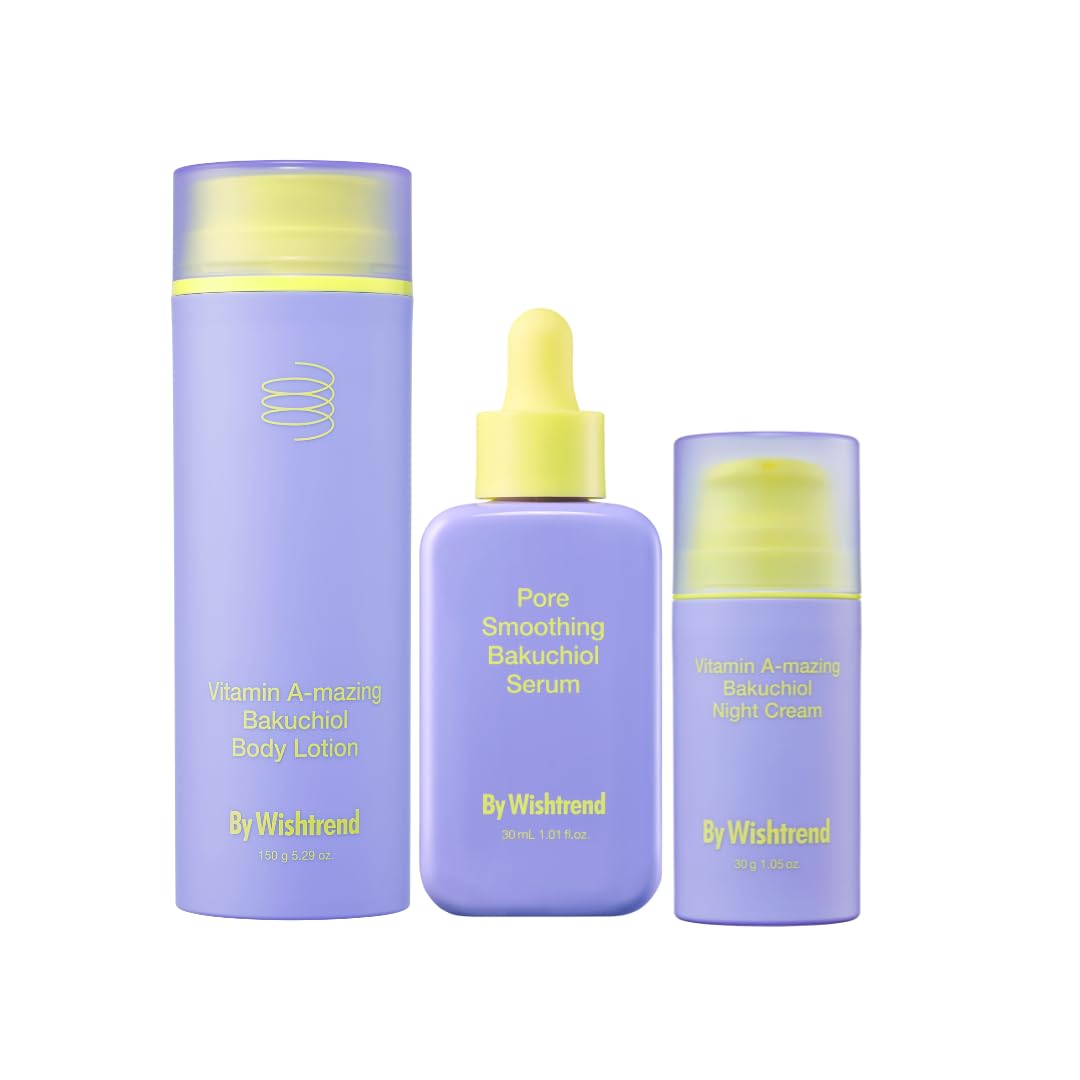 Amazon.com : BY WISHTREND Vitamin A-Mazing Bakuchiol Trio, Body