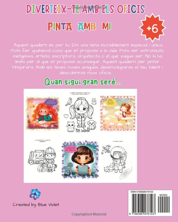 Miniatura 2 de DIVERTEIX-TE AMB ELS OFICIS - PINTA AMB MI QUAN SIGUI GRAN SERÉ... Bombera, arquitecta, enginyera, científica, alpinista... el que vulguis ser - ...