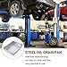 BESPORTBLE Oil Drip Pan Steel Oil Drain Pan Drip Tray Heavy Duty Oil Tray Seamless Drain Utility Pan Oil Drip Tray Pan for Mechanics Motorcycle Automotive Oil Oil Change Pan