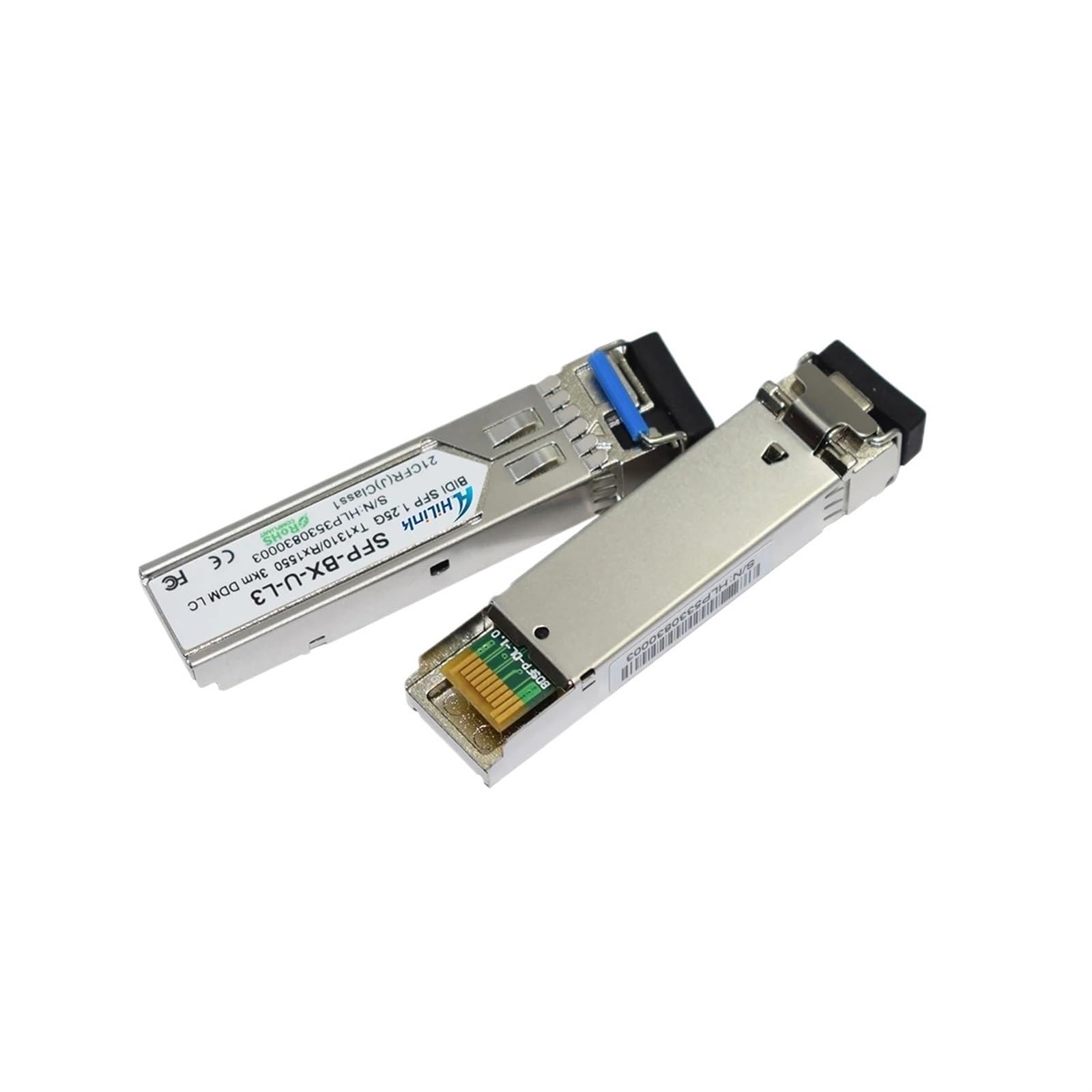 Connecteur SC 1,25G Gigalight 1310nm/1550nm SFP 1,25G 3km LC Émetteur-récepteur Optique(2 Pair 3km SC)