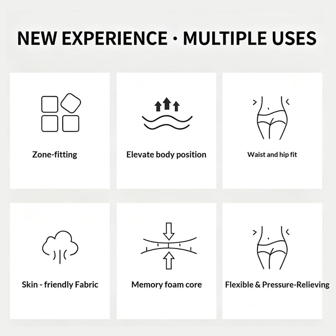Ergonomisches Sex Kissen für die Paare, 27 Grad Memory Foam Liebeskissen, Atmungsaktives Erotik Kissen & Ramps für Mehr Intimität，E