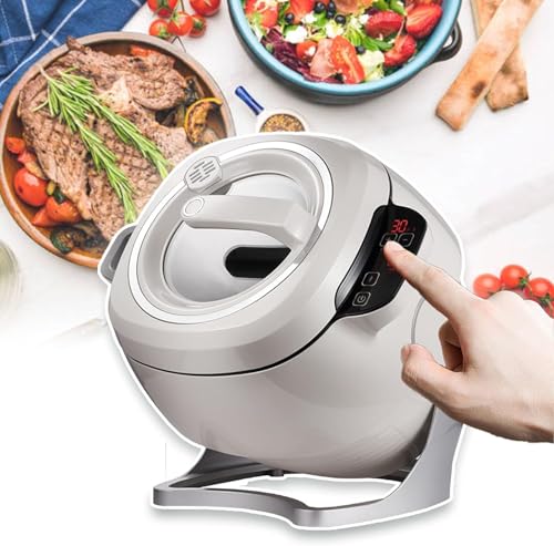 Commercial Food Processor, Automatic Cooking Machine With 360° Rotating And 3d All-Round Heating,With Touch Screen,For Stir Frying, Stewing