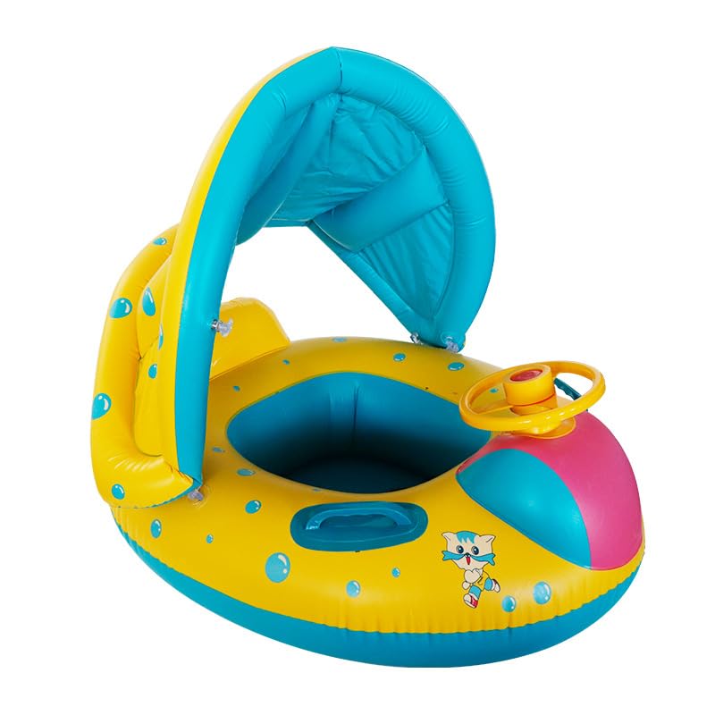 Flotteur de natation gonflable pour bébé style voiture pour les journées piscine