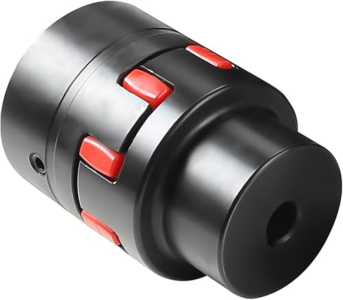 Miniatura 8 de D54 L78 Bore 0.984-0.984 in 45 acoplamiento elástico flexible de acero XL2 acoplamiento de mandíbula con araña elastomérica para equipos medianos y