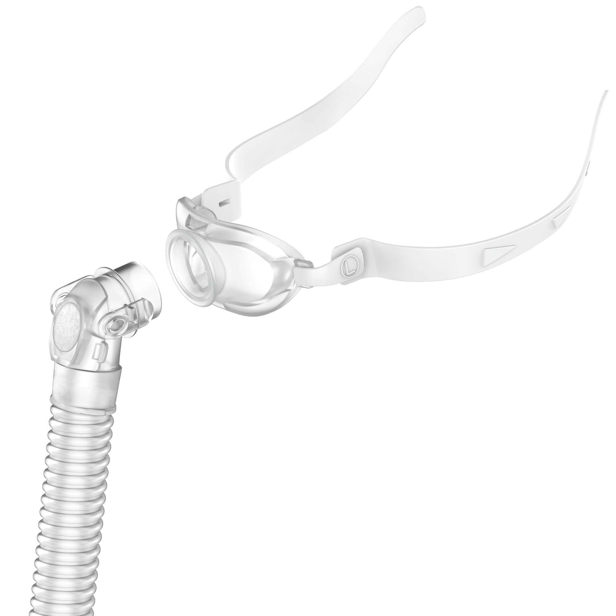 Replacement Frame Assembly for AirFit P10,Quick-Release Design Frame and Short Tube Assembly,Great Value CPAP Supplies by Medihealer(No Cushion)