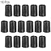 uxcell Wire Shelf Clips 3/4 Inch Wire Shelving Lock Clips Plastic for Wire Shelving System, 16 Pcs