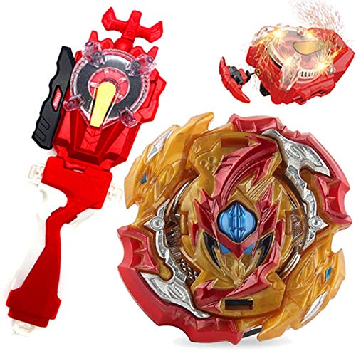 Sparking Launcher Lr String Launcher Grip Starter Set God Bey Battle B-149 Booster Lord Spriggan/Spryzen Bey Burst Evolution Turbo Blades Battling Tops Gaming Spinning Toy Gift for Boys Kids