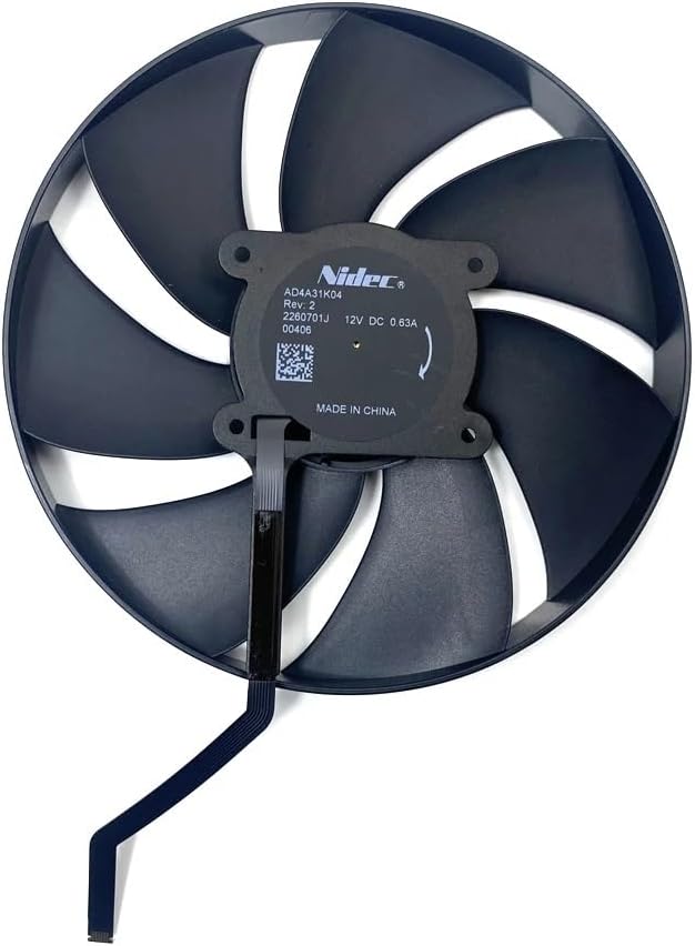 Graphics Card 115MM AD4A31K04 AD4A31K05 RTX4090 GPU Fan Compatible with RTX 4090 Founders Edition Graphics Card Fans(AB)