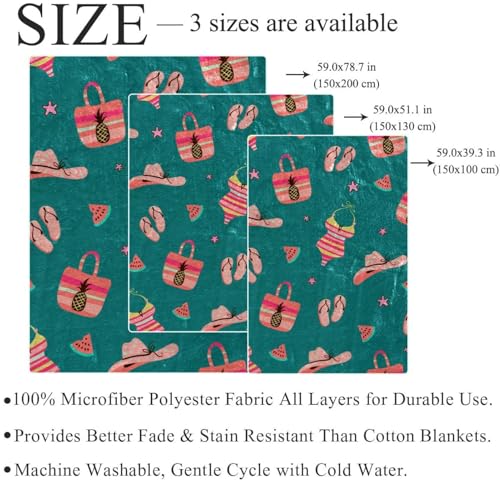 Couverture polaire douce 150x100cm pour éliminer les frissons