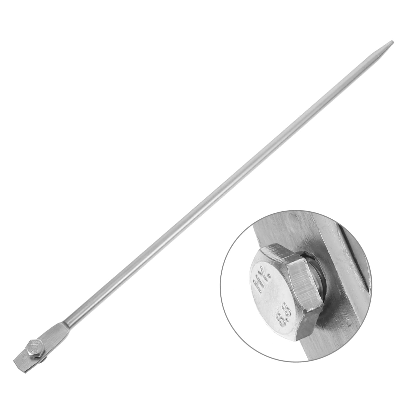 DOITOOL Tige de mise à la terre, kit de mise à la terre, pour clôture, piquets de terre pratiques, piquets de sol, câble de mise à la terre, tiges de mise à la terre en métal, poteaux de montage au