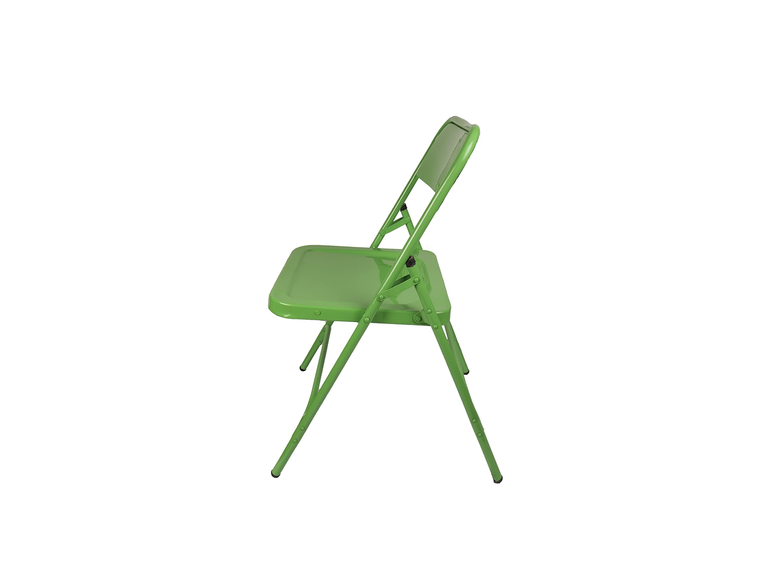 Grandwill Carbon Steel Trendy Folding Chair For Home/Study Chair And Restaurant Chair (Green) 1
