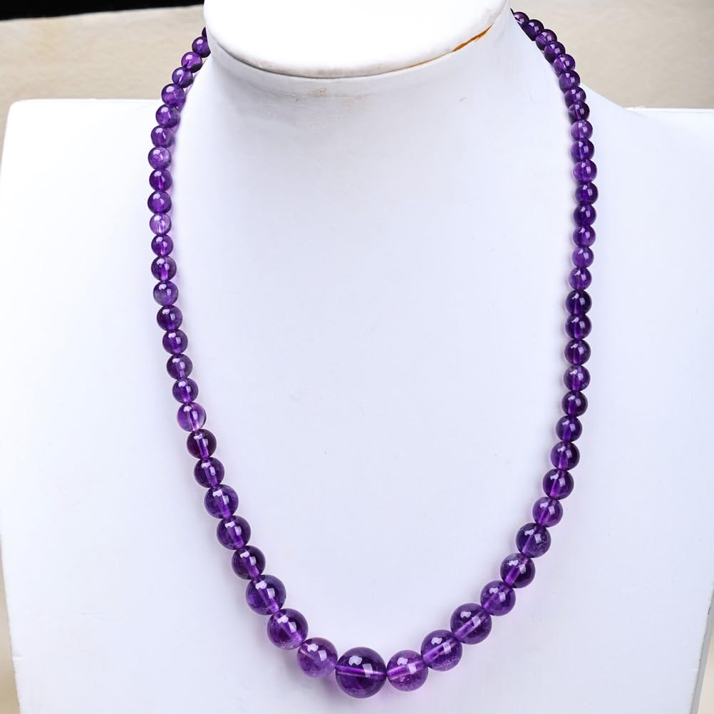 Collana con Perline di Cristallo da Donna, Semplice Girocollo, collane con Cristalli di Pietre preziose Naturali, Gioielli alla Moda Fatti a Mano per L'Estate