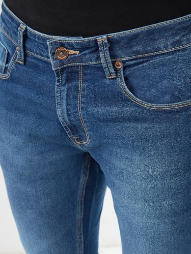 Image of Spykar Men's Rover Regular Fit Mid Rise Casual Jeans