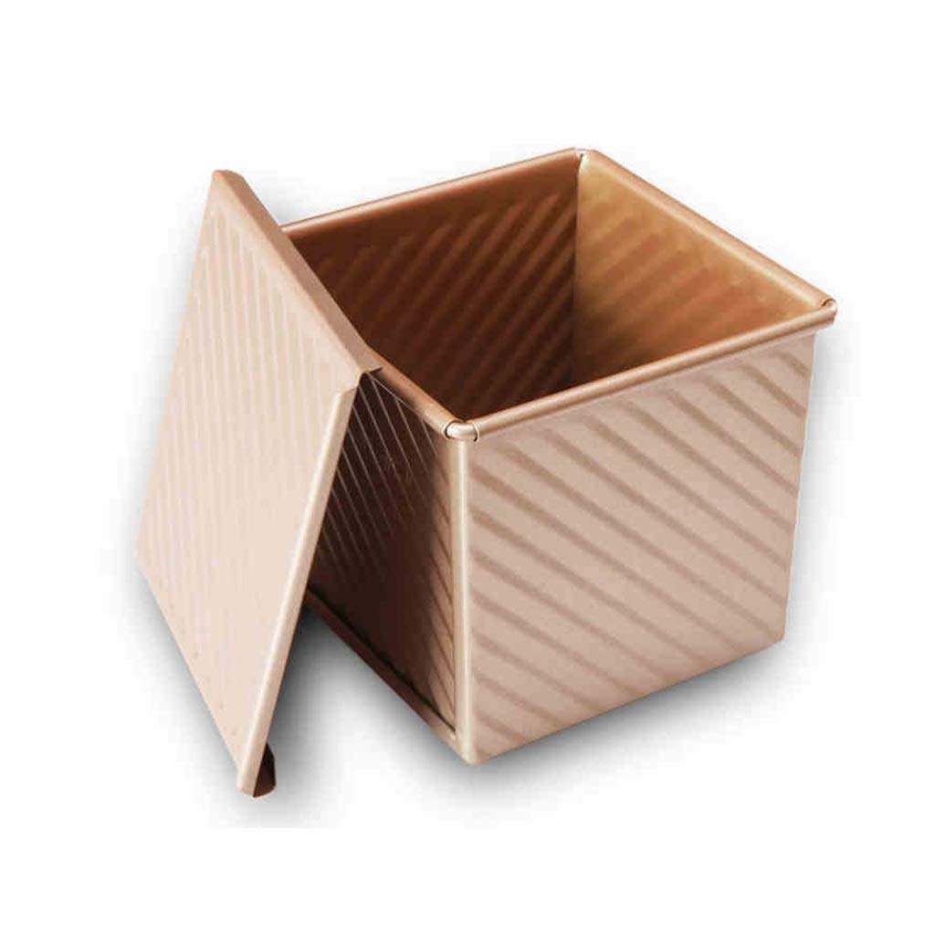 ZHANGXIAO Brotbackform, Platz Toast Brot-Box Backen Schimmel Antihaft Mit Deckel Robust Kohlenstoffstahl