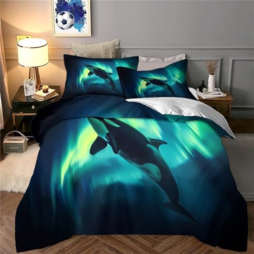 Housse de couette orque résistante et anti-acarien en microfibre single